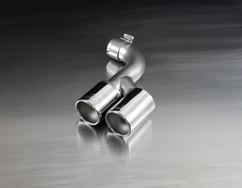 BMW 3 Series Performance Exhaust - Remus - 76mm Rolled Edge - Chromed - `12-`27
